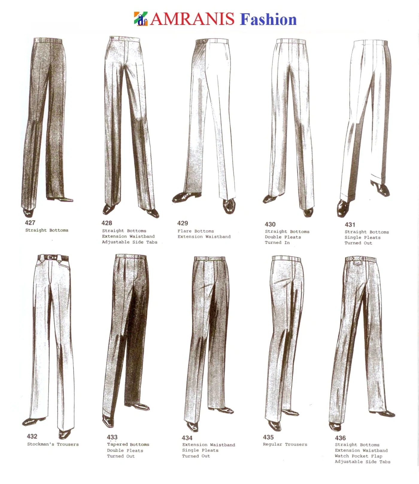 Amranis Fashion Trouser Style S00